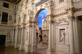 Teatro Olimpico interior, italy, vicenza