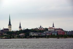 distant view of tallinn