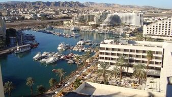 luxury hotels in city at harbour, israel, eilat