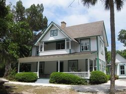 vintage wooden house, usa, florida