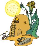 Home in the sand hill