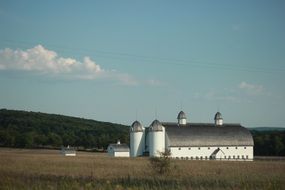 farm near a field in michigan