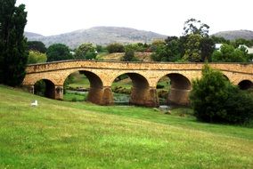 construction of bridge arches