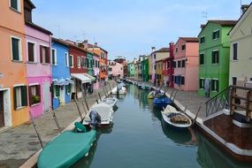 Burano as an island quarter in Venice