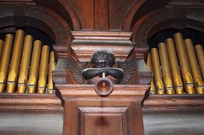 craft organ in the church