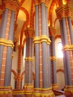 columns in Castle Vianden