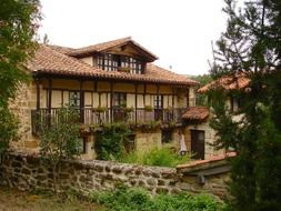 Brick house in Spain