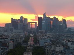 la defense avenue Paris France