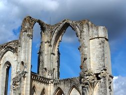 ruin of Maillezais cathedral