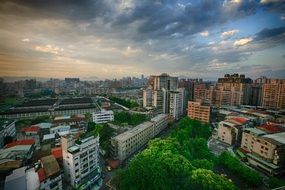 green park in Taipei