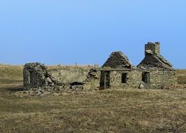 old ruined building