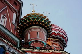 detailes of Russian orthodox cathedral