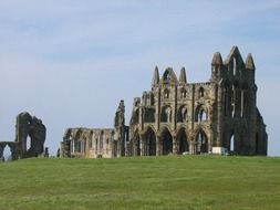 whitby abbey old ruins yorkshire
