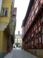 Photo of town hall alley