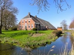 house in countryside of Netherlands