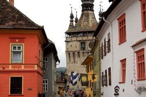 tower in Sighișoara, Romania