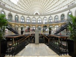 stairs on the stock exchange