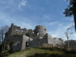 stone ruins of Ehrenberg Castle