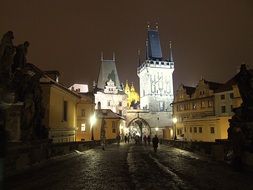 Prague night lights