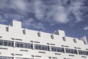 White modern building