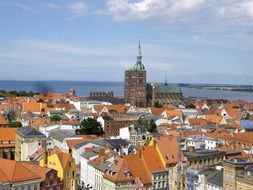 panoramic view of Stralsund