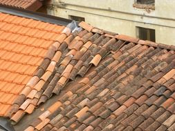 tile roof house