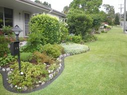 house among a picturesque garden