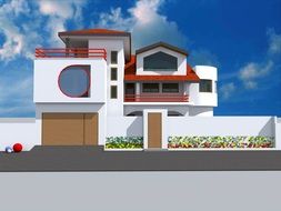 house with a modern design