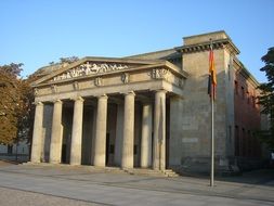 historic building on under the linden in berlin