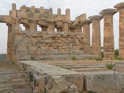 Ruins in the Sicily,Italy