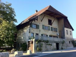 big old farmhouse, Switzerland, himmelriich