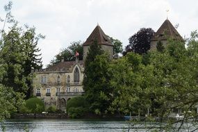 Castle near the lake in Gottlieben