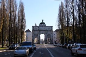 Ancient siegestor in Munich