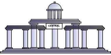 town hall central building drawing