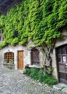 medieval village in France