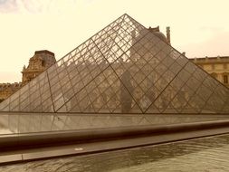 glass pyramid as a symbol of the louvre museum