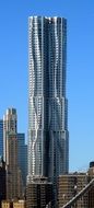 beekman tower at sky, usa, manhattan, nyc