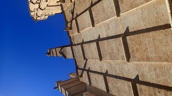 Bottom view of cathedral of santa maria of palma