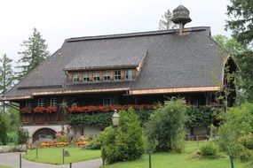 truss house in the black forest