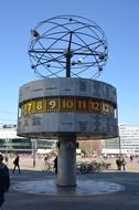 Photo of world clock in Berlin