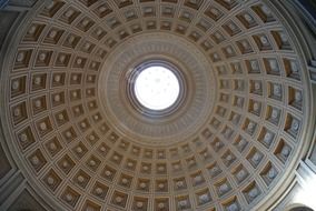 vault of St. Peter's Basilica in Vatican