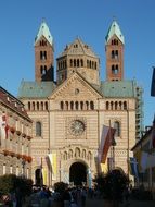 cathedral speyer facade dom