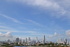 panoramic view of city in Colombia