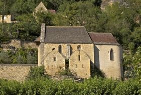 Landscape of la roque gageac
