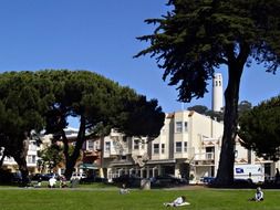 city park and church