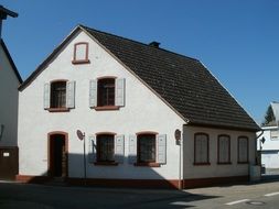 house on a street in schwetzingen