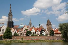 cityscape of Ulm at the daytime