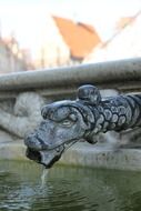 Triton Fountain in Rome, Italy