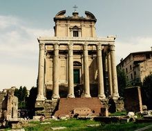 Historical building in the Rome