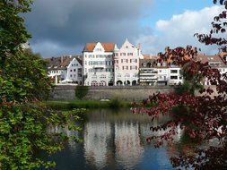 building on the bank of the Danube